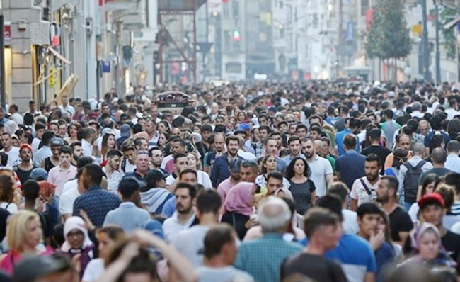 Türkiye nüfusunun %14,8'ini genç nüfus oluşturdu