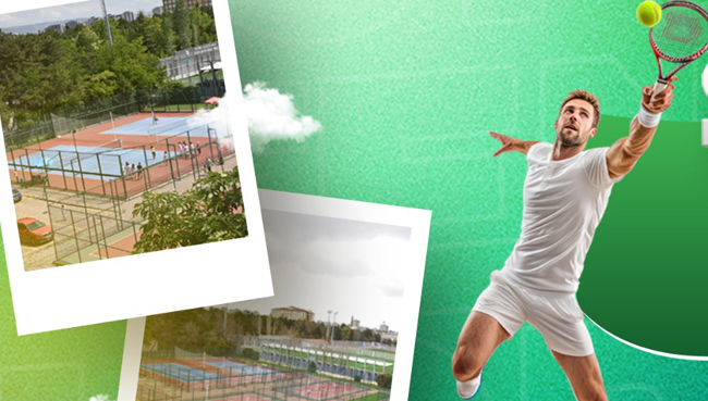 BÜYÜKŞEHİR SPOR A.Ş. SÜMER TENİS KORTLARI’NI HİZMETE AÇTI