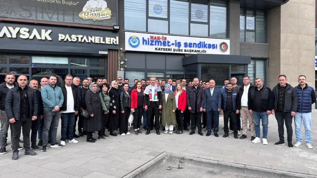 HAK-İŞ İL BAŞKANI NAVRUZ: “GENEL BAŞKANIMIZ VE SUMUD TUTSAKLARI İÇİN ANKARA’YA DOĞRU YOLA ÇIKIYORUZ”