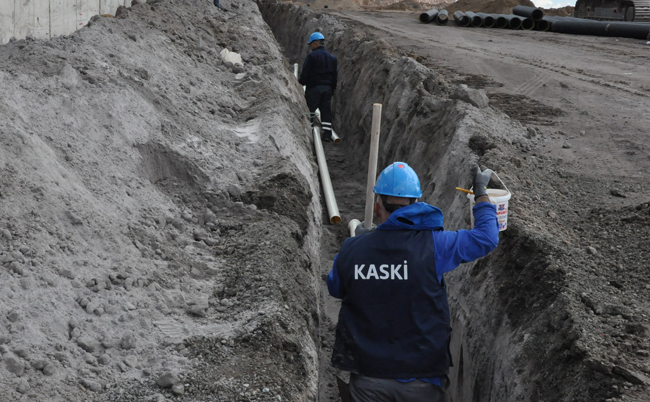 BÜYÜKŞEHİR’DEN KASKİ İLE ŞEHRİN DÖRT BİR YANINDA ALTYAPI YATIRIMI