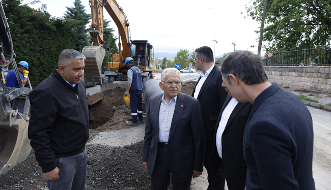 BAŞKAN BÜYÜKKILIÇ, ERENKÖY’DE 25 MİLYON TL’LİK YAĞMUR SUYU YATIRIMINI İNCELEDİ