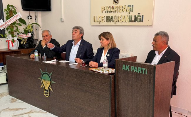 Dursun Ataş Pınarbaşı'nda Bayramlaşma Programına Katıldı
