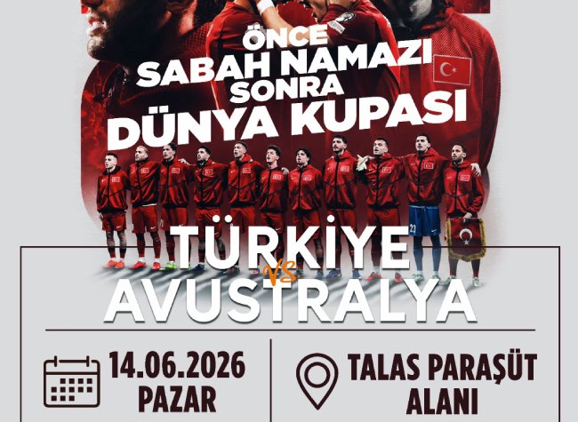 TALAS’TA MİLLİ HEYECAN PARAŞÜT ALANINDA YAŞANACAK 