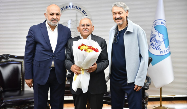 KAYSERİSPOR YENİ YÖNETİMİNDEN BAŞKAN BÜYÜKKILIÇ’A ZİYARET