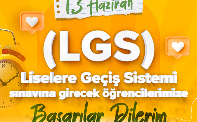 BÜYÜKKILIÇ’TAN LGS’YE GİRECEK ÖĞRENCİLERE BAŞARI MESAJI: “GENÇLERİMİZİN HER ZAMAN YANINDAYIZ”