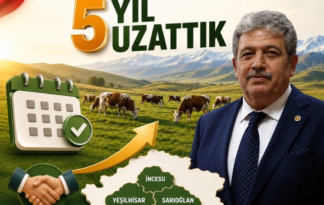 Bayar Özsoy: Bozuk Mera Alanlarının Islah Süreleri 25 Yıla Çıkarıldı