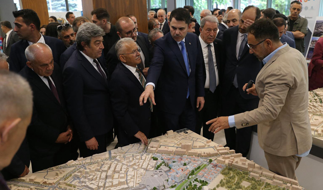 BAŞKAN BÜYÜKKILIÇ, BAKAN KURUM VE BAKAN YUMAKLI’YI AĞIRLADI