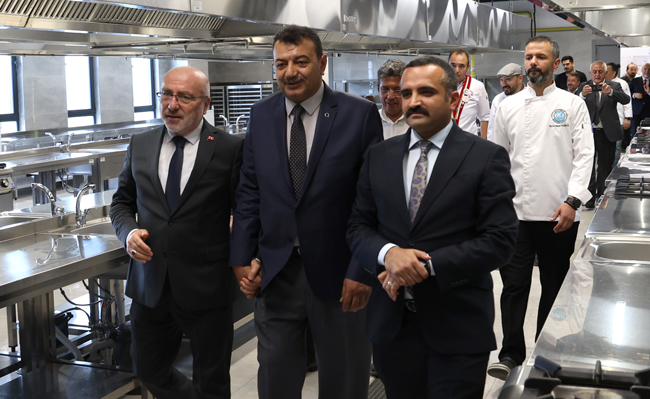 KAYÜ’de Dr. Makbule Çıkrıkçıoğlu Gastronomi ve Mutfak Sanatları Uygulama Merkezi’nin Açılışı Yapıldı