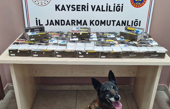 Kayseri'de Jandarmadan Kaçak Tütün Operasyonu