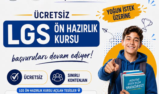 BÜYÜKŞEHİR'DEN GENÇLERE “YAZ” DESTEĞİ: TYT, LGS VE YDS KURSLARI