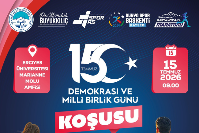 BÜYÜKŞEHİR’DEN 15 TEMMUZ DEMOKRASİ VE MİLLİ BİRLİK GÜNÜ’NE ANLAMLI KOŞU