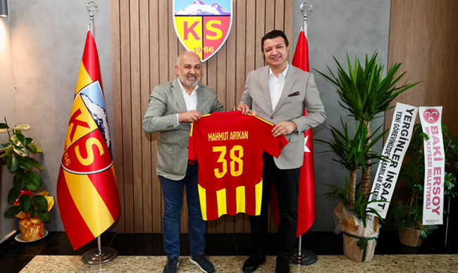 MAHMUT ARIKAN'DAN ZECORNER KAYSERİSPOR YÖNETİMİNE ZİYARET