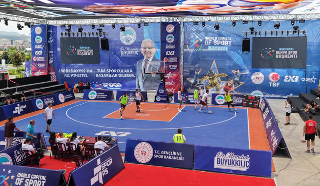 FIBA 3X3 LİTE QUEST 2026 TURNUVASI, KAYSERİ BÜYÜKŞEHİR EV SAHİPLİĞİNDE BAŞLADI