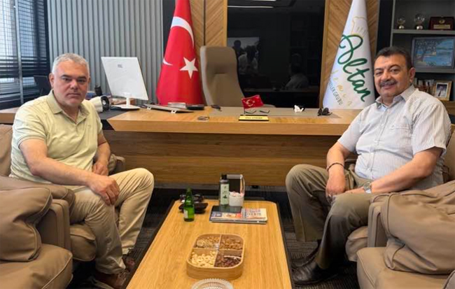 Başkan Aydemir Emlakçılar Odası Başkanı Selim Atasoy'u ağırladı: Kayseri'de Esnaf Odaları Arasında Dayanışma Buluşması