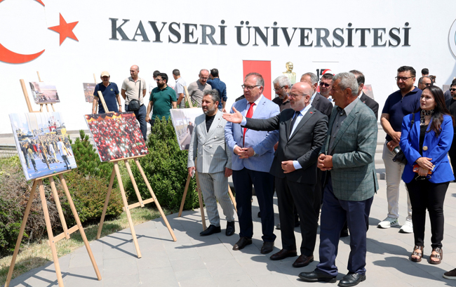 KAYÜ'de 15 Temmuz Anma Töreni ve Fotoğraf Sergisi Düzenlendi