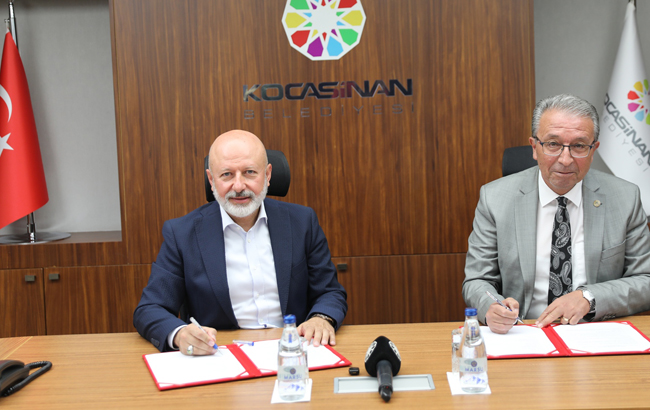 KOCASİNAN BELEDİYESİ ŞEHRİN TRAFİĞİ RAHATLATACAK PROTOKOLE İMZA ATTI