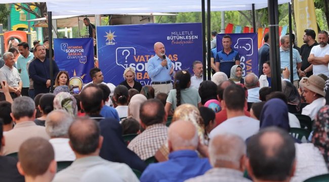 BAŞKAN ÇOLAKBAYRAKDAR, TURGUTREİS MAHALLESİ SAKİNLERİYLE BULUŞTU