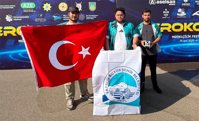 KAYSERİ BÜYÜKŞEHİR’İN TEKNOLOJİ DESTEĞİ ULUSLARARASI BAŞARIYA DÖNÜŞTÜ