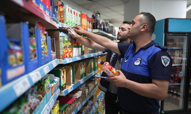 MELİKGAZİ ZABITA’DAN MARKETLERDE SIKI DENETİM