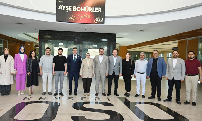 BAŞKAN YALÇIN VE BÖHÜRLER MUTABIK KALDI: KAYSERİ OSB SANAYİCİSİ SURİYE PAZARINI KEŞFEDECEK