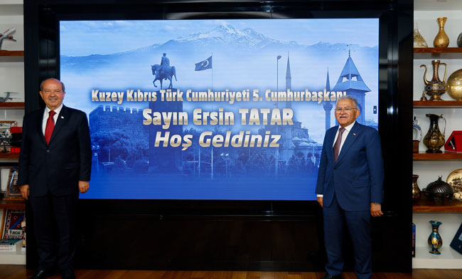KKTC 5. CUMHURBAŞKANI TATAR’DAN BAŞKAN BÜYÜKKILIÇ’A “TÜRK DÜNYASI KÜLTÜR BAŞKENTİ” TEBRİĞİ