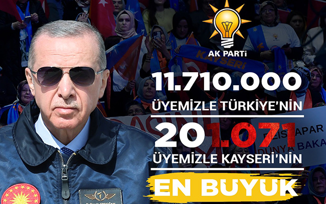 AK Parti Kayseri Teşkilatı 16 İlçede 712 Mahallede Eş Zamanlı Hane ve Üye Ziyareti Gerçekleştirdi.