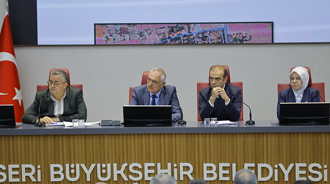 KAYSERİ BÜYÜKŞEHİR MECLİSİ 76 GÜNDEM MADDESİNİ KARARA BAĞLADI