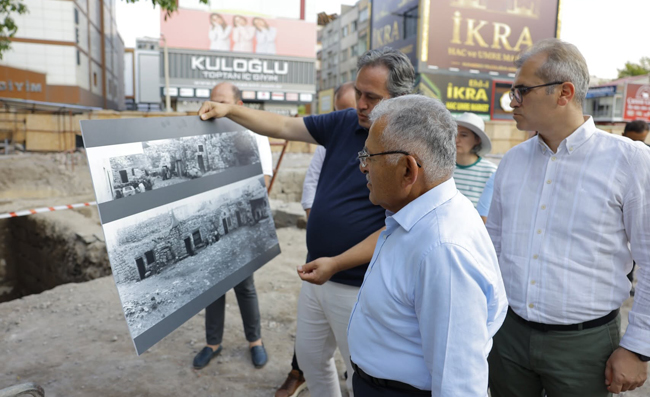BAŞKAN BÜYÜKKILIÇ’IN VİZYONUYLA CAMİKEBİR’DE TARİHİ MİRAS GÜN YÜZÜNE ÇIKIYOR
