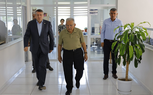 BAŞKAN BÜYÜKKILIÇ, KAYMEK GÖZNURU’NDA KURSİYERLERLE BULUŞTU