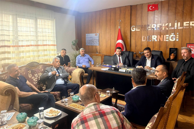 SAADET PARTİSİ GENEL BAŞKANI MAHMUT ARIKAN’DAN GEMEREKLİLER DERNEĞİNE ZİYARET