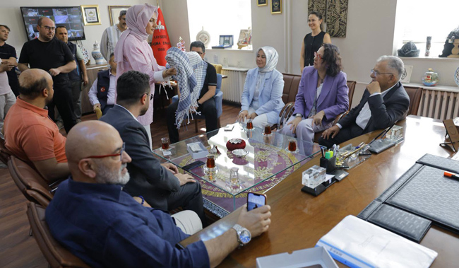 BAŞKAN BÜYÜKKILIÇ’TAN KAYSERİ DEVLET TİYATROSU’NA İNCELEME ZİYARETİ