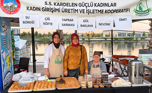 Kayseri Kadın Kooperatifleri, Kültür Yolu Festivali’nde yerini aldı