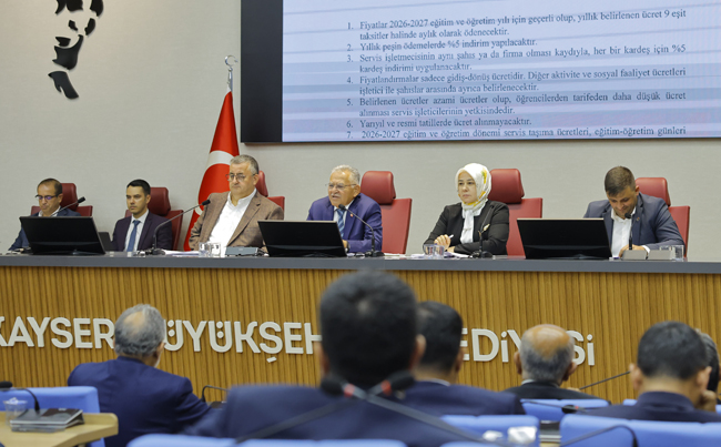 KAYSERİ BÜYÜKŞEHİR MECLİSİ’NDE 100 GÜNDEM MADDESİ KARARA BAĞLANDI