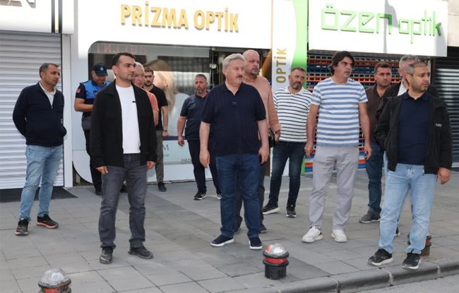 MELİKGAZİ BELEDİYESİ ŞEHRİN MERKEZİNE GÜZEL BİR DOKUNUŞ DAHA YAPIYOR