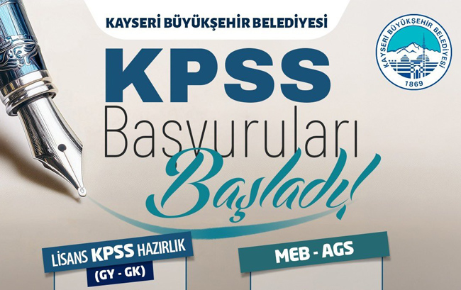 BÜYÜKŞEHİR KAYMEK’TEN KPSS VE MEB-AGS HAZIRLIK KURSLARI