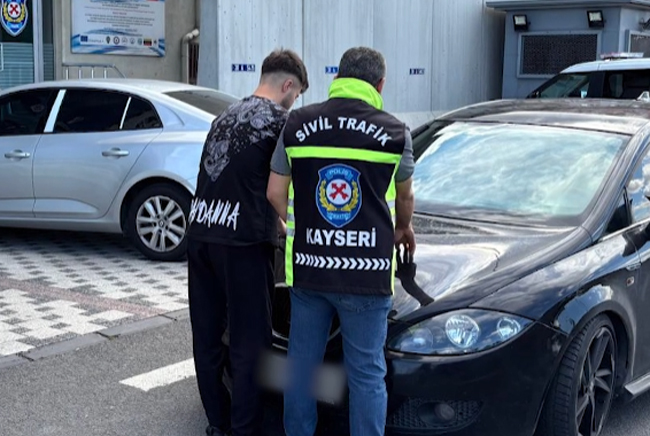 Kayseri’de Drift ve Trafik İhlallerine Geçit Yok: 286 Bin TL’yi Aşan Ceza