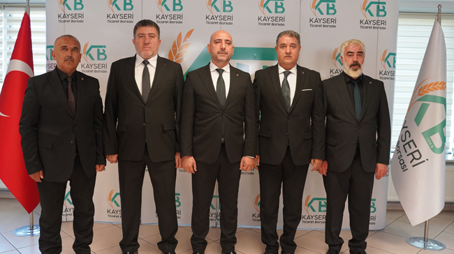 KAYSERİ TİCARET BORSASI’NDA GÖREV DAĞILIMLARI BELLİ OLDU