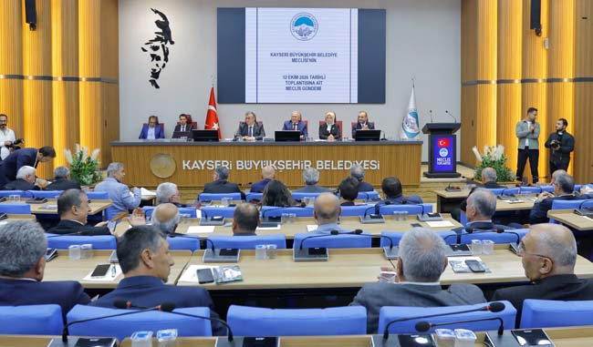 KAYSERİ BÜYÜKŞEHİR BELEDİYE MECLİSİ’NDE 94 GÜNDEM MADDESİ KARARA BAĞLANDI