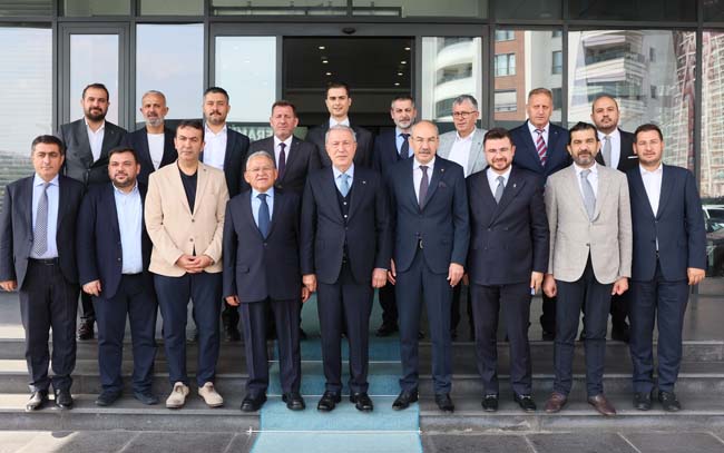 Hulusi Akar, Büyükkılıç ve Okandan’dan KTO’ya 