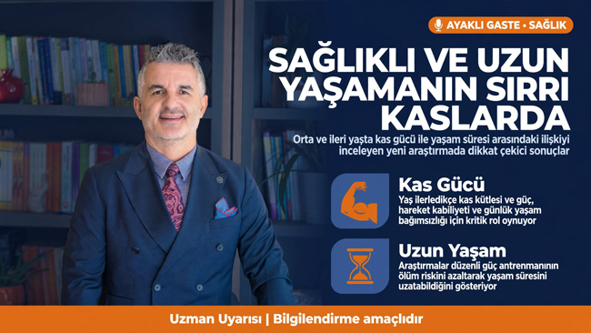 Sağlıklı ve Uzun Yaşamanın Sırrı Kaslarda
