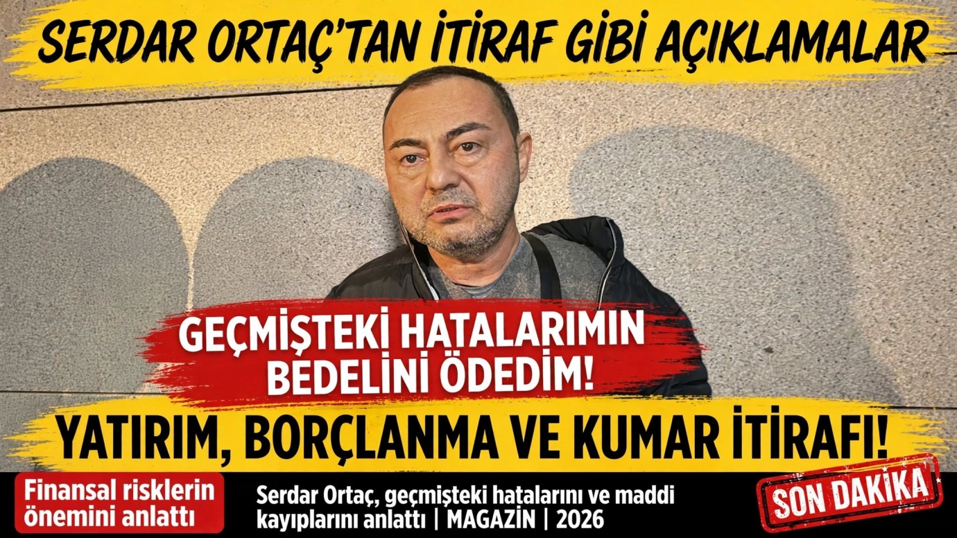 Serdar Ortaç’tan İtiraf Gibi Açıklamalar: “Geçmişteki Hatalarımın Bedelini Ödedim”