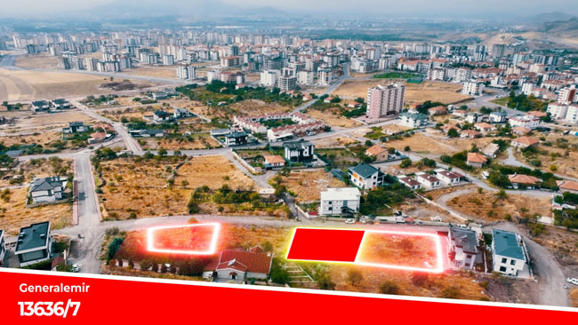 KOCASİNAN’IN STRATEJİK NOKTALARINDAKİ 11 ARSAYA YÜZDE 25 PEŞİNAT VE 12 AY TAKSİT FIRSATI