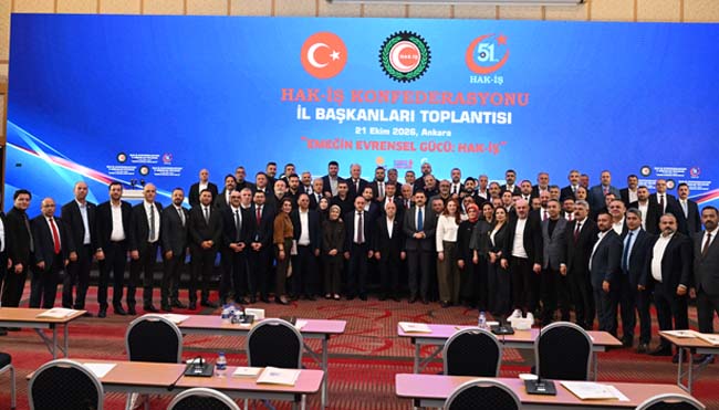 HAK-İŞ KONFEDERASYONU 51 YAŞINDA NAVRUZ, HAK-İŞ İL BAŞKANLARI TOPLANTISINA KATILDI