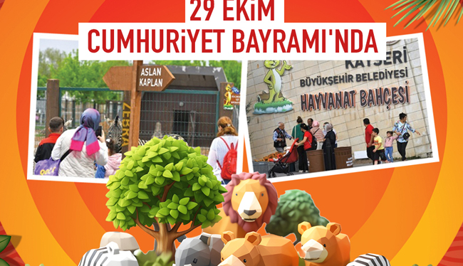 BAŞKAN BÜYÜKKILIÇ’TAN CUMHURİYET BAYRAMI MÜJDESİ: HAYVANAT BAHÇESİ ÜCRETSİZ