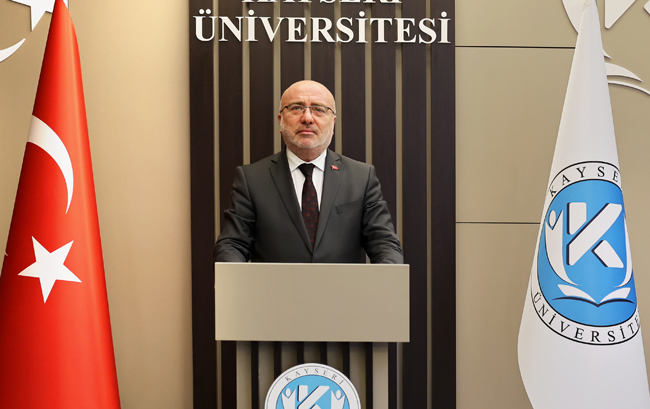 KAYÜ Rektörü Prof. Dr. Kurtuluş Karamustafa’dan “29 Ekim Cumhuriyet Bayramı” Mesajı