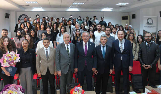 KAYSERİ BAROSU BAŞKANI MURAT TOLGA ÖZSOY NNYÜ HUKUK FAKÜLTES’NDE SÖYLEŞİYE KATILDI