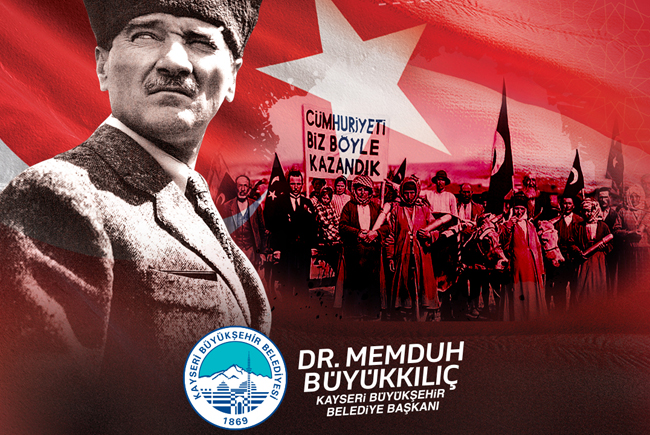 BAŞKAN BÜYÜKKILIÇ’TAN 103. YILA GÜÇLÜ MESAJ: “CUMHURİYET, GELECEĞE TAŞIDIĞIMIZ EN BÜYÜK EMANETİMİZDİR”
