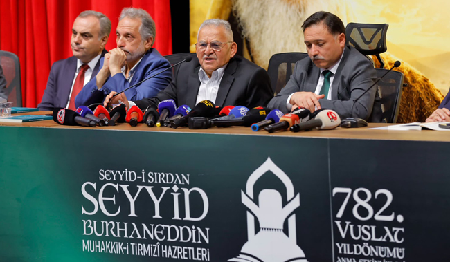 BÜYÜKKILIÇ, SEYYİD BURHANEDDİN-İ VELİ HAZRETLERİNİ ANMA ETKİNLİKLERİ BASIN TOPLANTISINA KATILDI