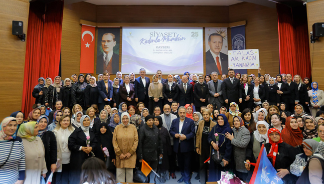 BAŞKAN BÜYÜKKILIÇ, AK PARTİ KAYSERİ İL KADIN KOLLARI DANIŞMA MECLİSİ TOPLANTISI’NA KATILDI