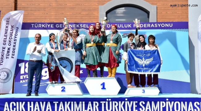 Kayseri'de Açık Hava Takımlar Türkiye Şampiyonası sona erdi